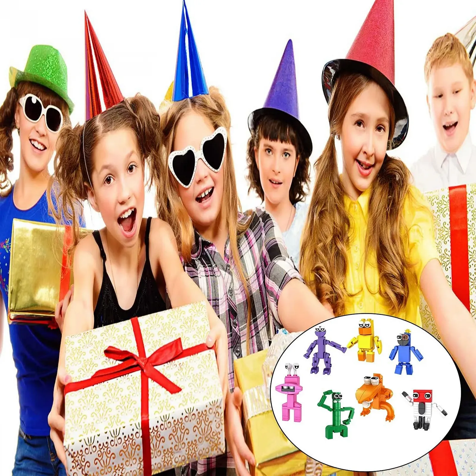 Набір міні-фігурок Rainbow Friends 7 штук Multi-coloured, фото №7