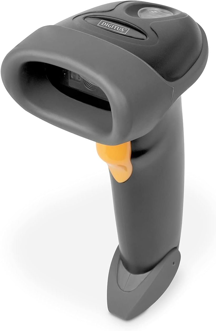 Беспроводной сканер штрих-кодов 2D DIGITUS / Bluetooth / 2000 мАч / Черно-серый, фото №1