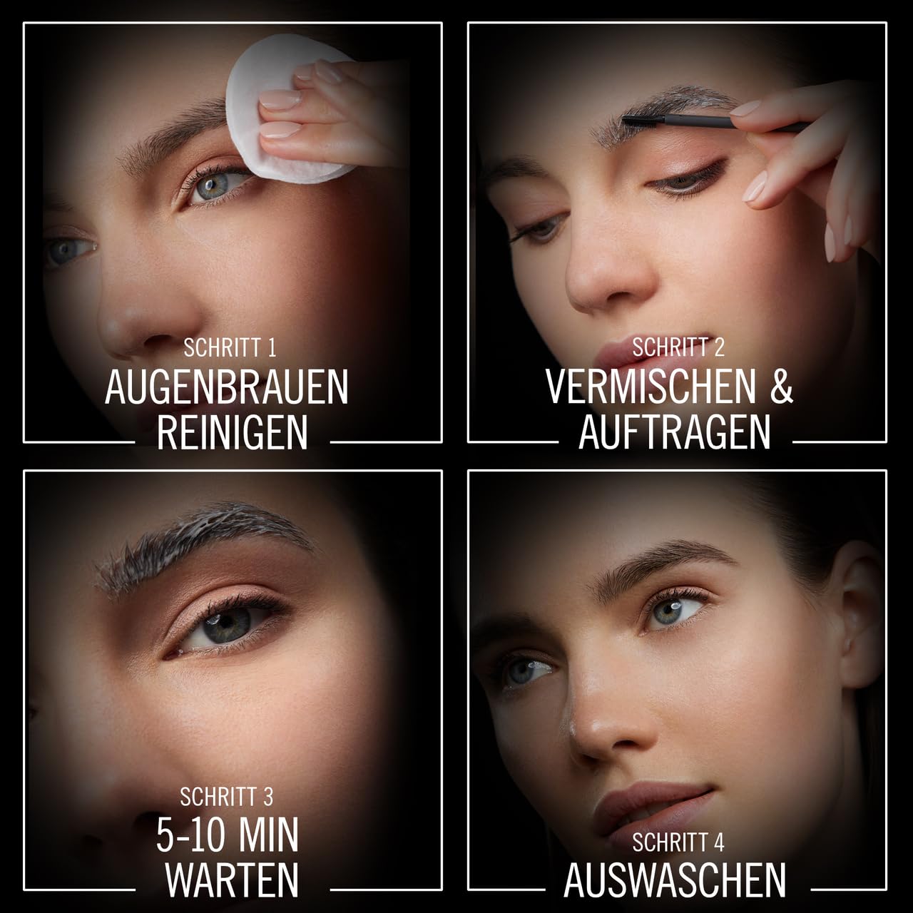Набір Syoss для брів Eyebrow Colour 6-1 Темний блонд рівень 3 (17 мл) Тривалий результат та клей got2b для брів та країв Водостійкий (16 мл) Захист від поту та води до 24 годин, фото №4