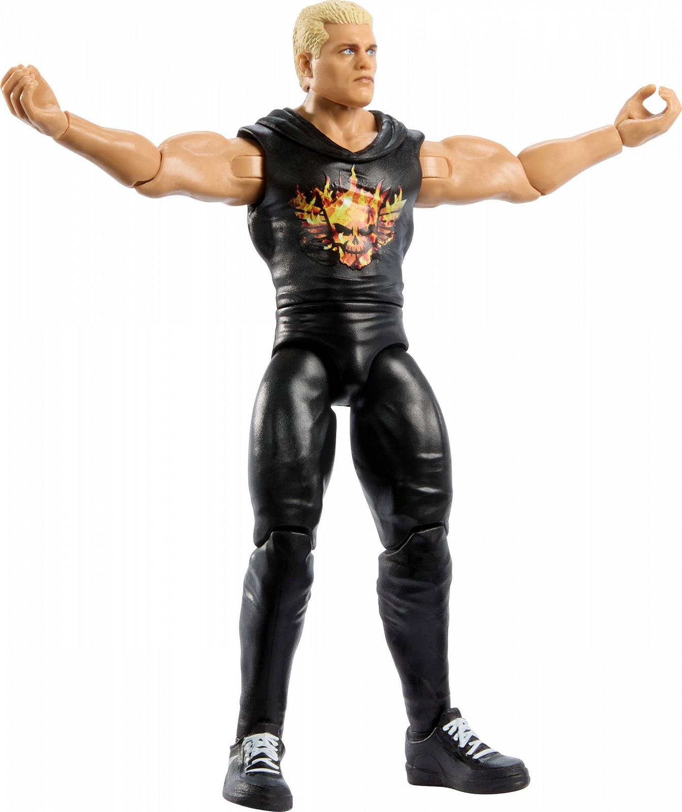 Фигурка Mattel WWE Cody Rhodes, 15 см, с 10 точками артикуляции и реалистичным внешним видом, фото №4