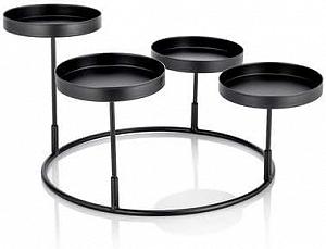 Тримач свічок 3-в-1 з металу для різдвяного вінка ціна на synthetic.ua - Фото 1 Тримач свічок 3-в-1 з металу для різдвяного вінка synthetic.ua - Фото 1