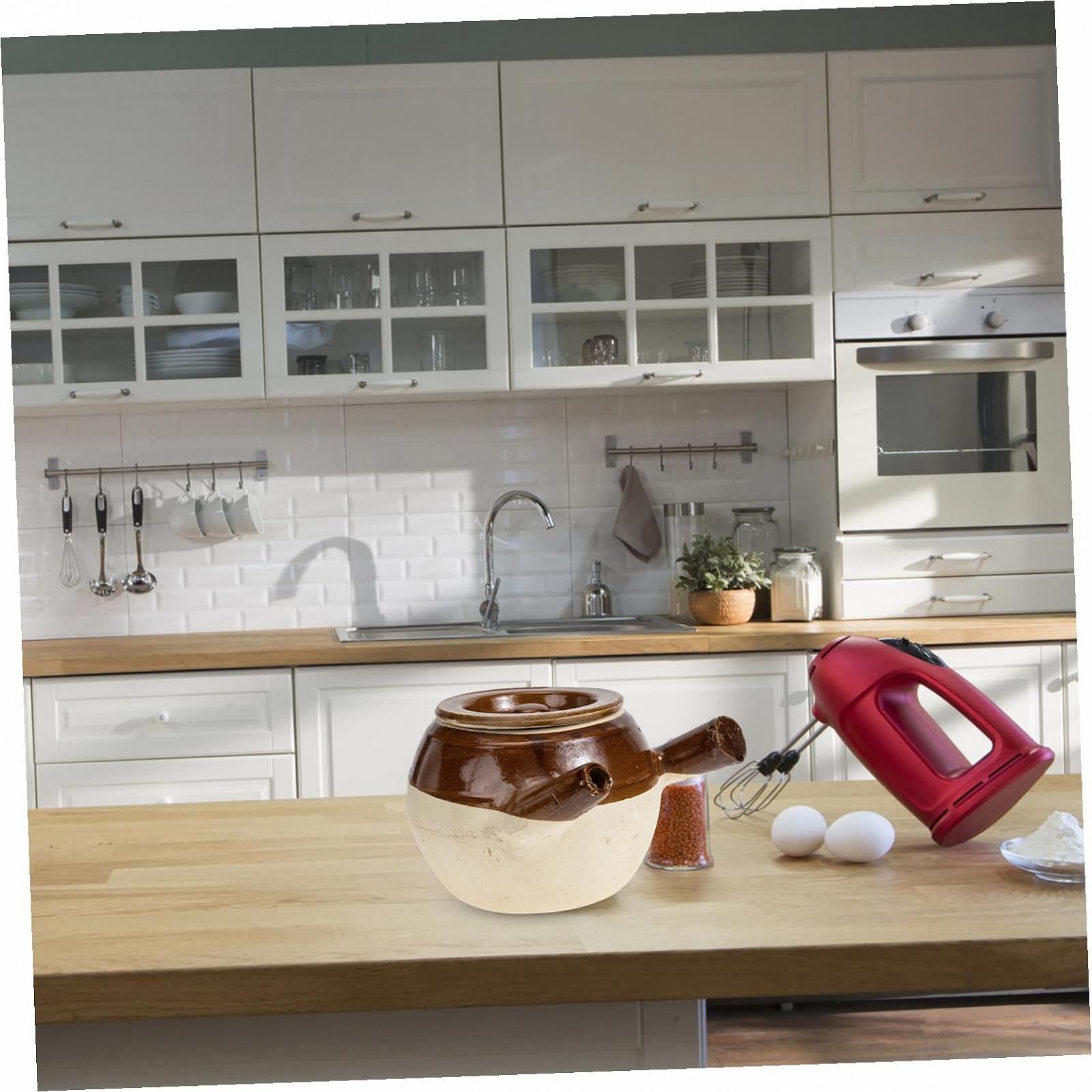 Горщик для трав Традиційний Керамічний Термостійкий для газових плит, фото №3