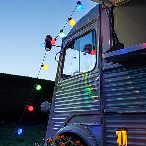 Светодиодная гирлянда для вечеринок 30 LED, разноцветная, для помещений и улицы synthetic.ua - Фото 1