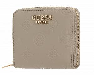 Гаманець GUESS Jena SLG Zip Around S Taupe Logo, таупе, повсякденний - Фото 1
