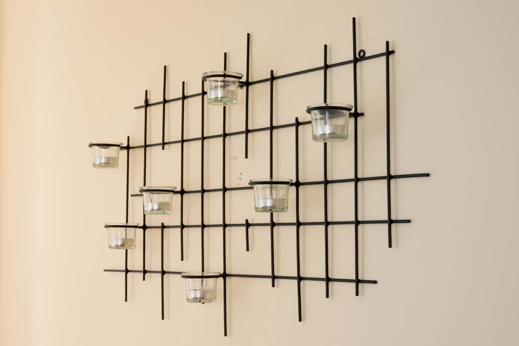 Настенный подсвечник 7XXL Candelabra 83 см Металлический Черный, фото №3