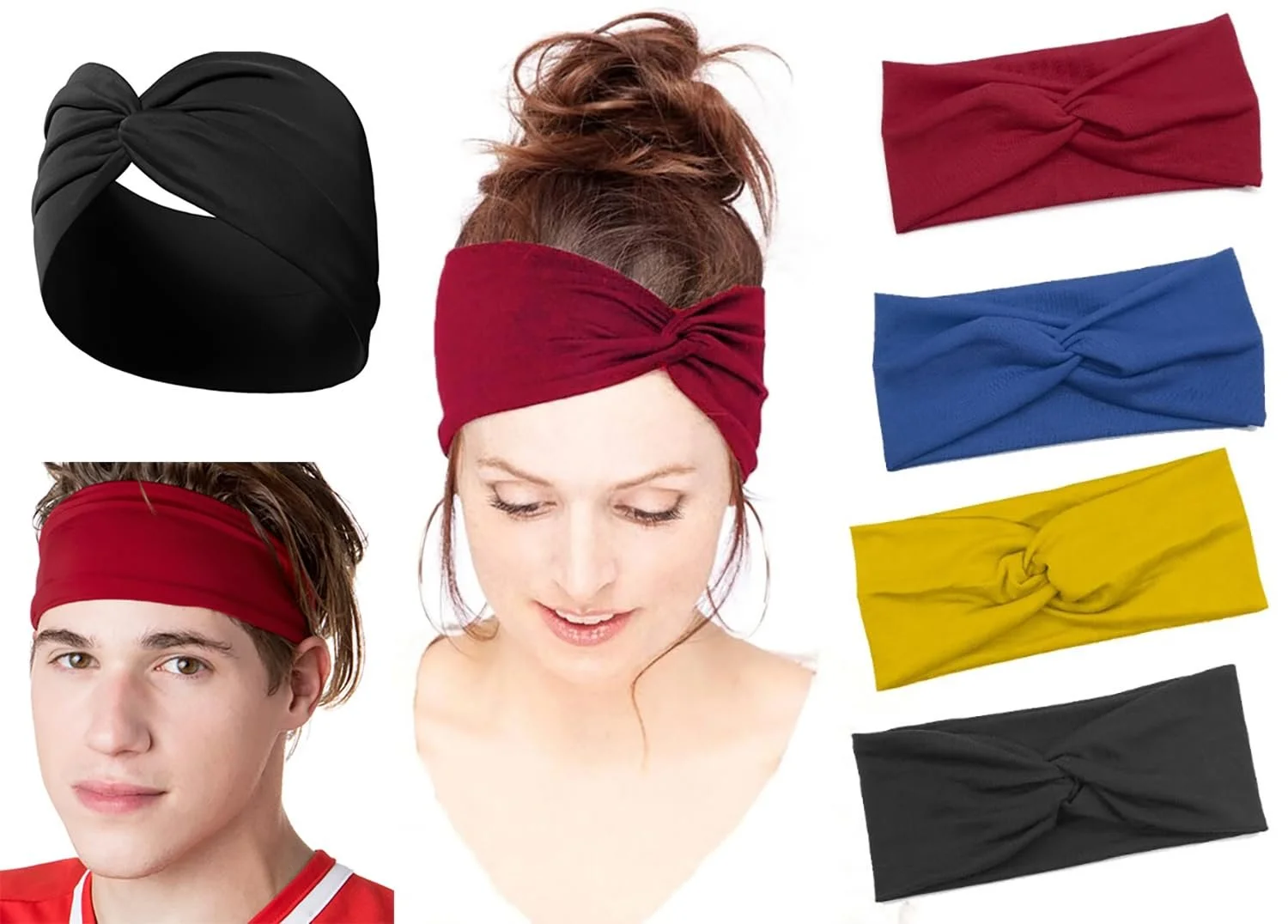 Пов'язка на голову спортивна для жінок, фото №6