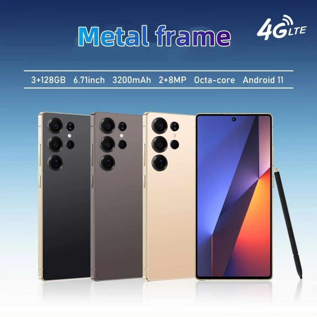 Смартфон 6.56'' 3ГБ RAM 128ГБ ROM 4G LTE 8-ядерний Android Сірий, фото №2