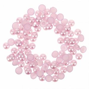 Перлини Lurrose, 200 шт, рожеві, для манікюру, напівнамистини - Фото 1