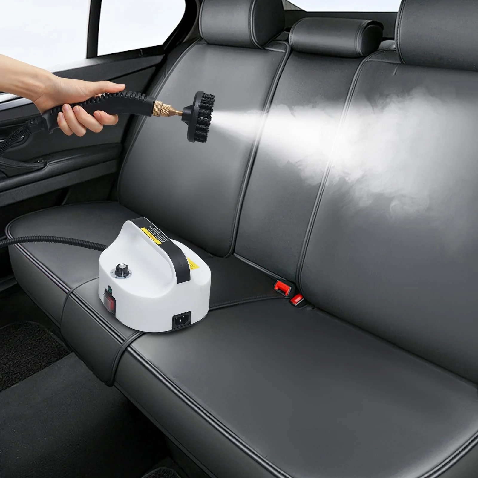 Пароочисник ручний 3800 W 6 рівнів Чорний, фото №9 Пароочисник ручний 3800 W 6 рівнів Чорний, фото №9