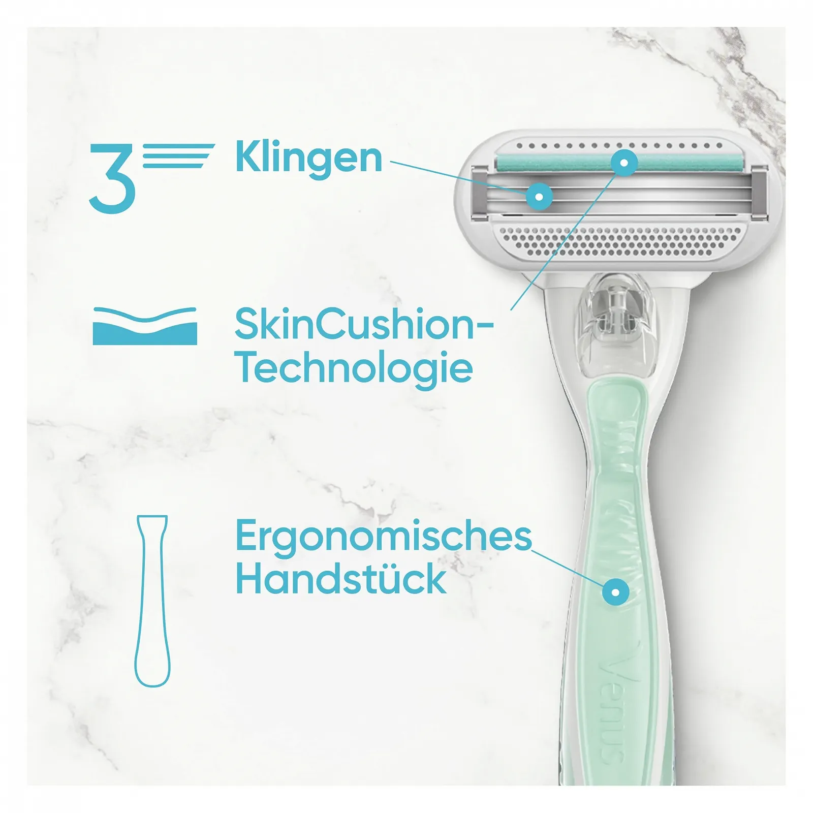 Сменные кассеты для бритья Gillette Venus Smooth Sensitive 8 шт, фото №4 Сменные кассеты для бритья Gillette Venus Smooth Sensitive 8 шт, фото №4