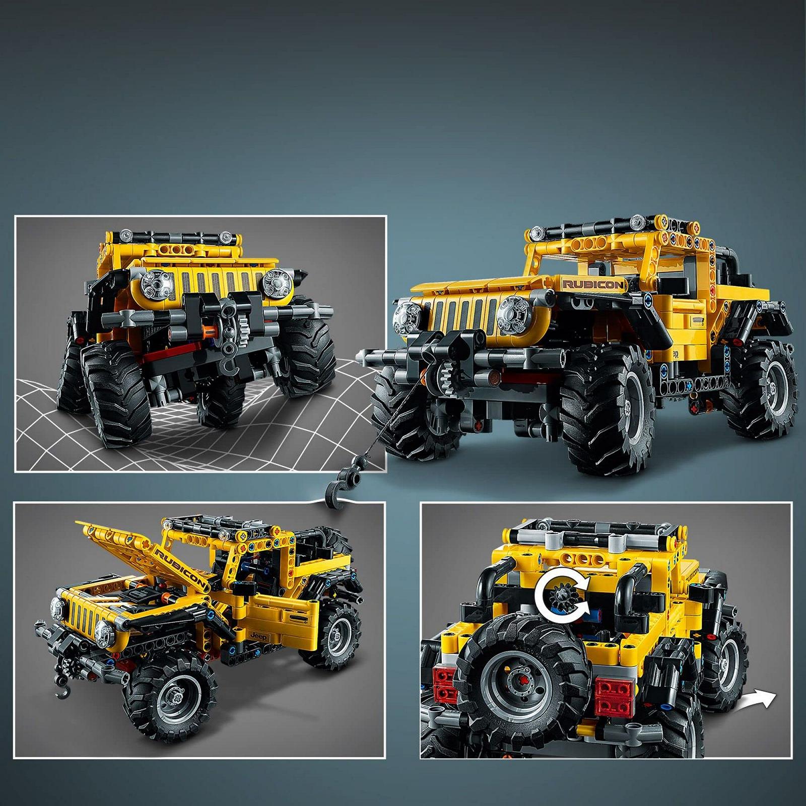 Конструктор LEGO Technic 42122 Jeep Wrangler Rubicon (665 деталей) 2021, фото №5