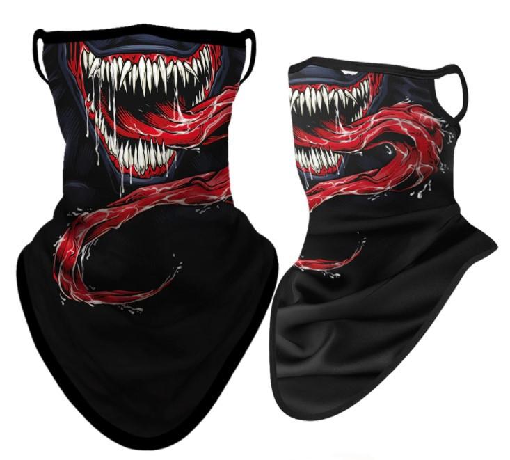Маска балаклава с принтом Веном подшлемник Venom 2, фото №1