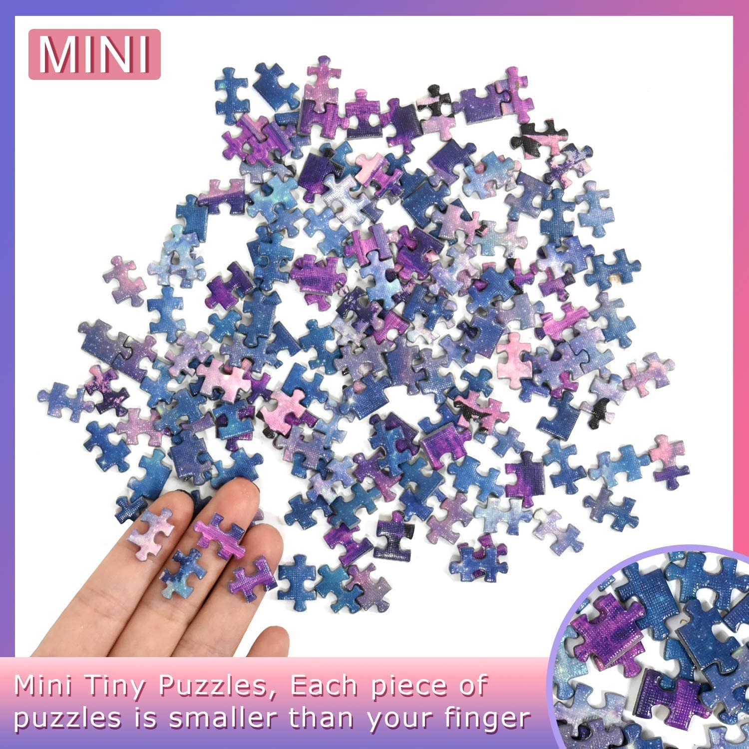 Набор пазлов Mini Puzzles 150 элементов 3 шт. Пейзажи 15 х 10 см, фото №5