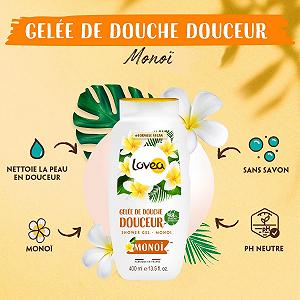 Гель для душа LOVEA Monoï бессульфатный 400 мл цена на synthetic.ua - Фото 1 Гель для душа LOVEA Monoï бессульфатный 400 мл synthetic.ua - Фото 1