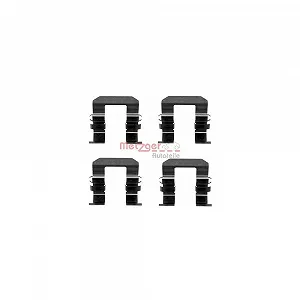 Комплект принадлежностей, тормозные колодки METZGER 109-1704 задняя ось - Фото 1