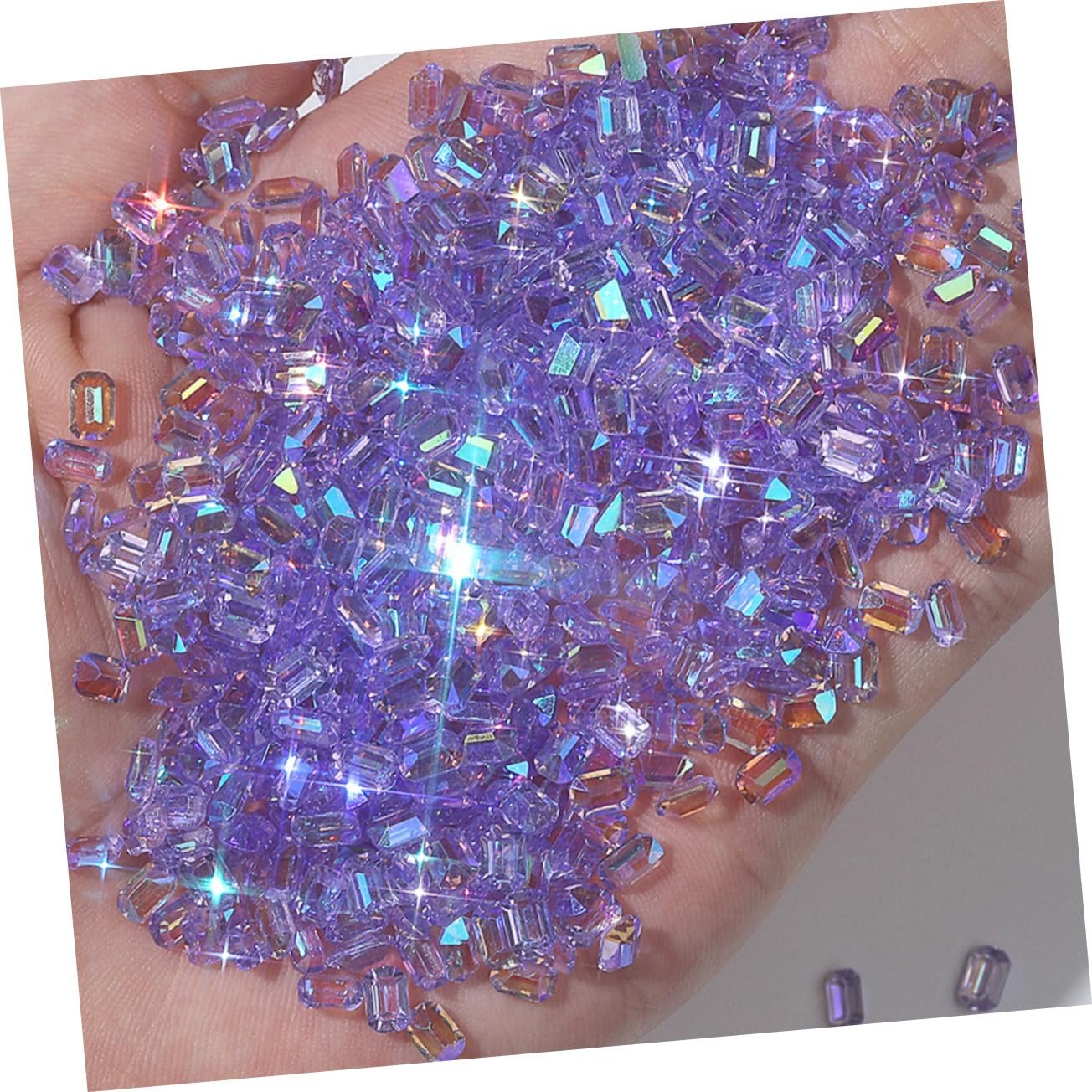 Прикраси Boxen, різнокольорові плоскі камені для творчого дизайну нігтів вдома та в салонах, фото №3