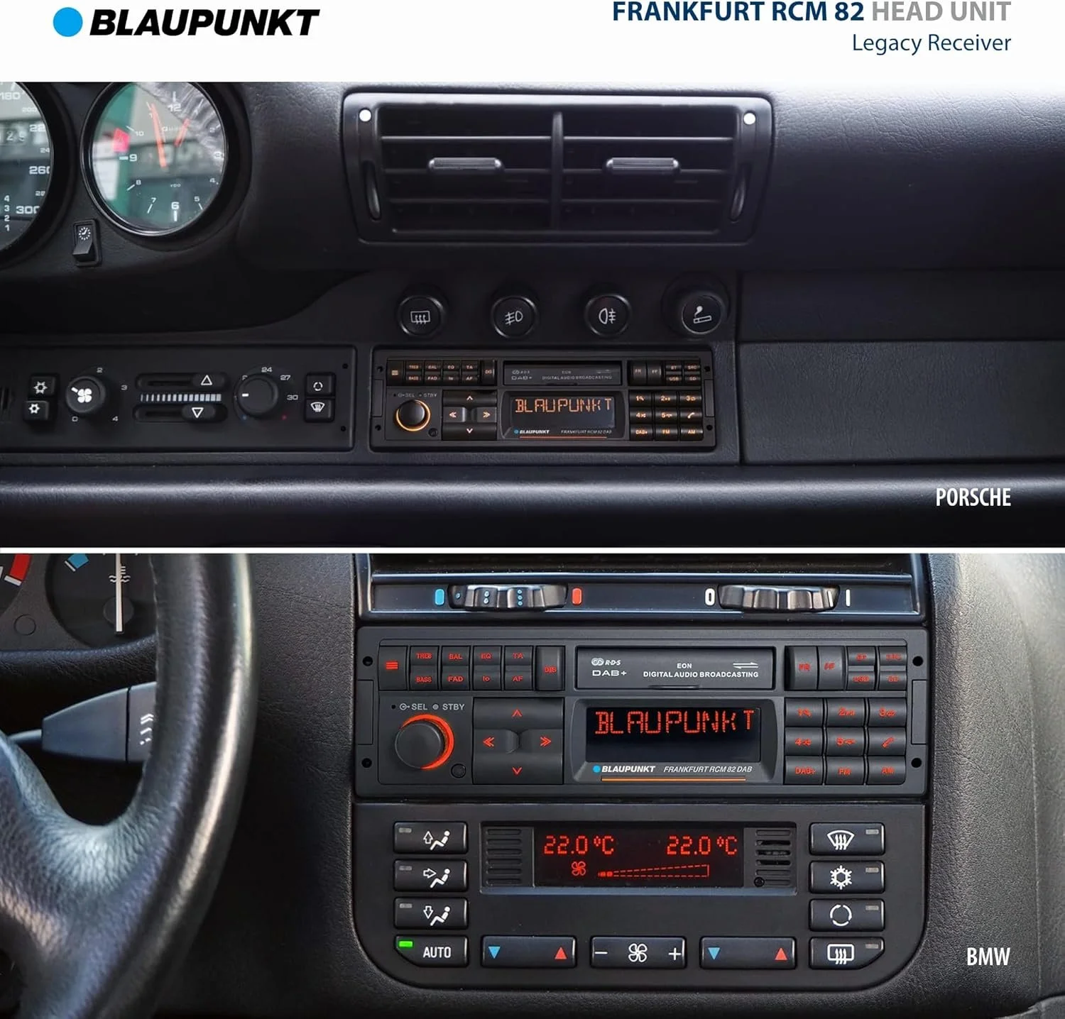 Автомагнітола Blaupunkt Frankfurt RCM 82 DAB / Bluetooth / USB / AUX / microSD slot / DAB+ / 1DIN, фото №2 Автомагнітола Blaupunkt Frankfurt RCM 82 DAB / Bluetooth / USB / AUX / microSD slot / DAB+ / 1DIN, фото №2
