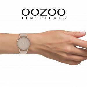 Часы Oozoo Женские Ремешок кожаный Плоский 40 мм Арабские цифры synthetic.ua - Фото 1