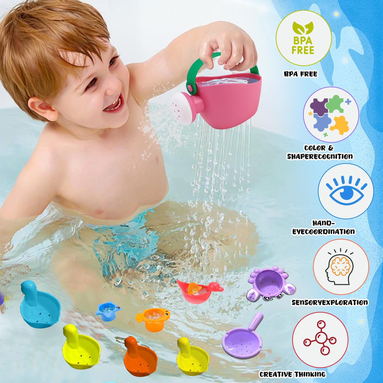 Набор игрушек для ванной., фото №6