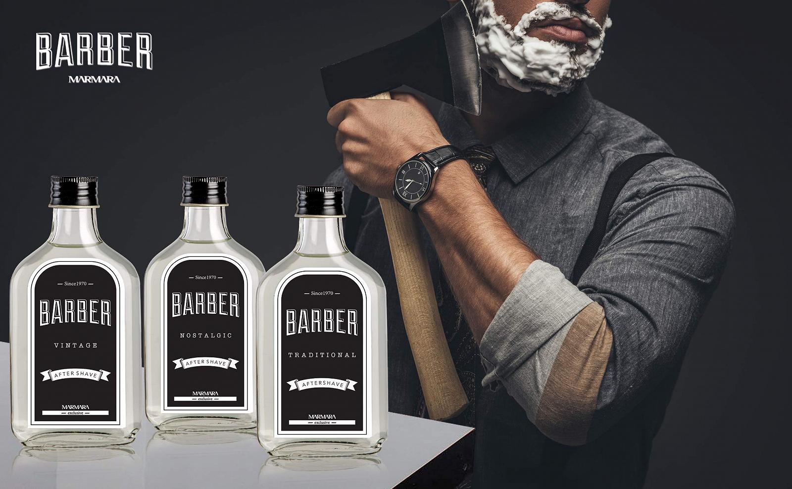 Вода після гоління Barber Marmara Traditional 200 мл скло, фото №3