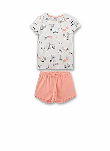 Короткая пижама Sanetta для девочек - Фото 1