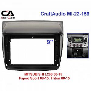 Рамка перехідна CraftAudio MI-22-156 MITSUBISHI L200 06-15 Pajero Sport 08-15 Triton 9 - Фото 1