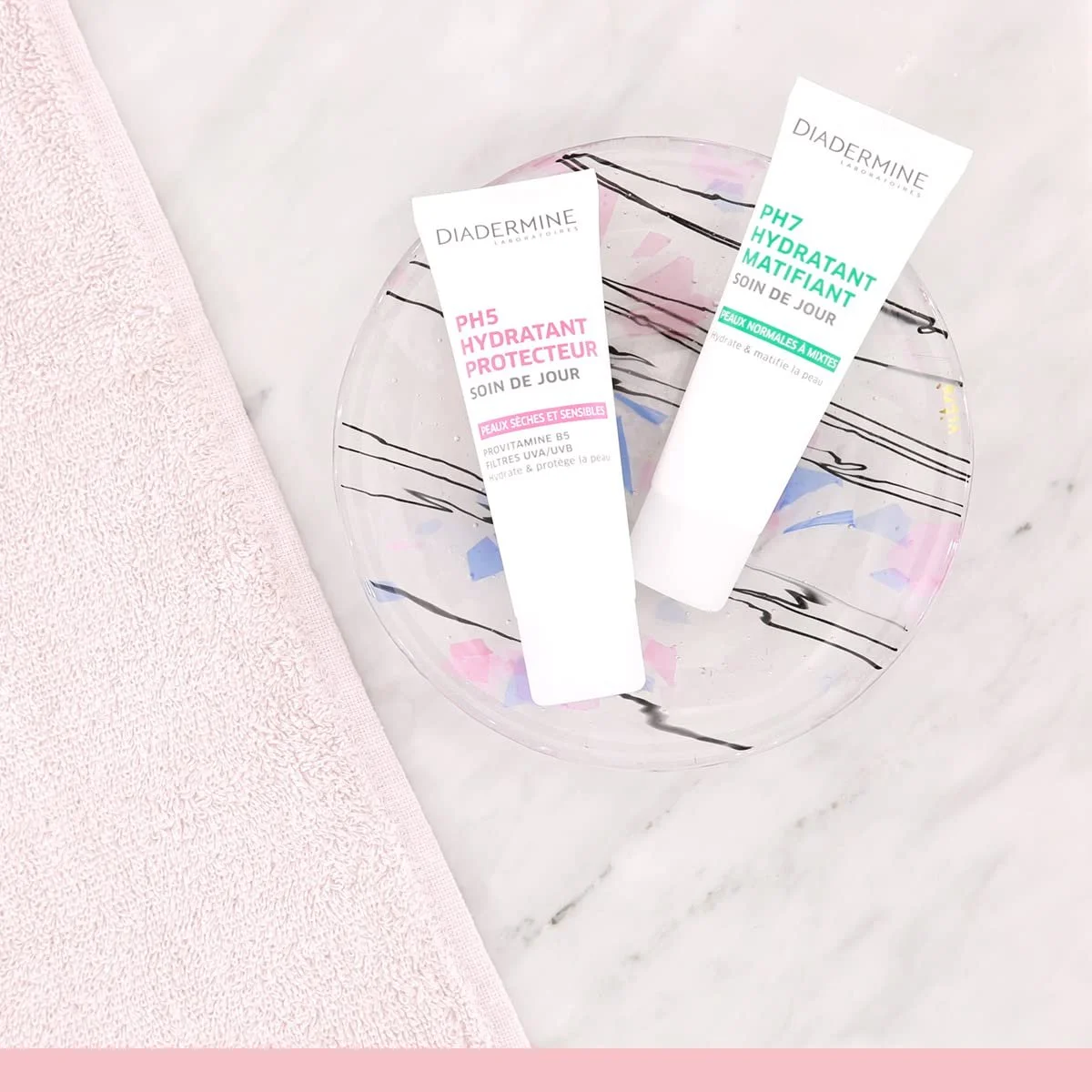 Денний крем Diadermine PH7 Day Moisturising Mat 50 мл упаковка з 2 шт., фото №3