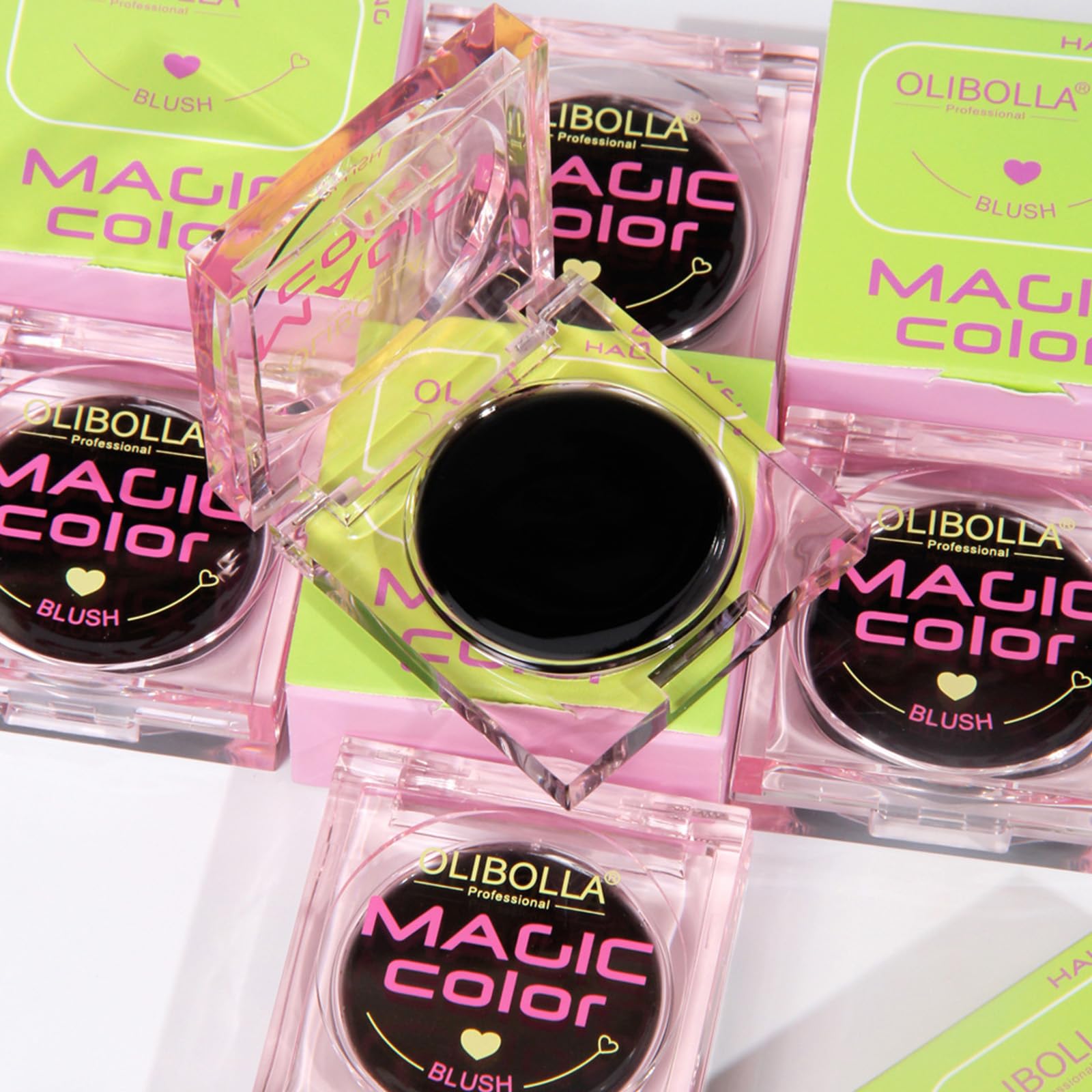 Крем Colur Changing Black Cream Blush Multi-Use Lips and Cheek Tint Чорний, фото №7