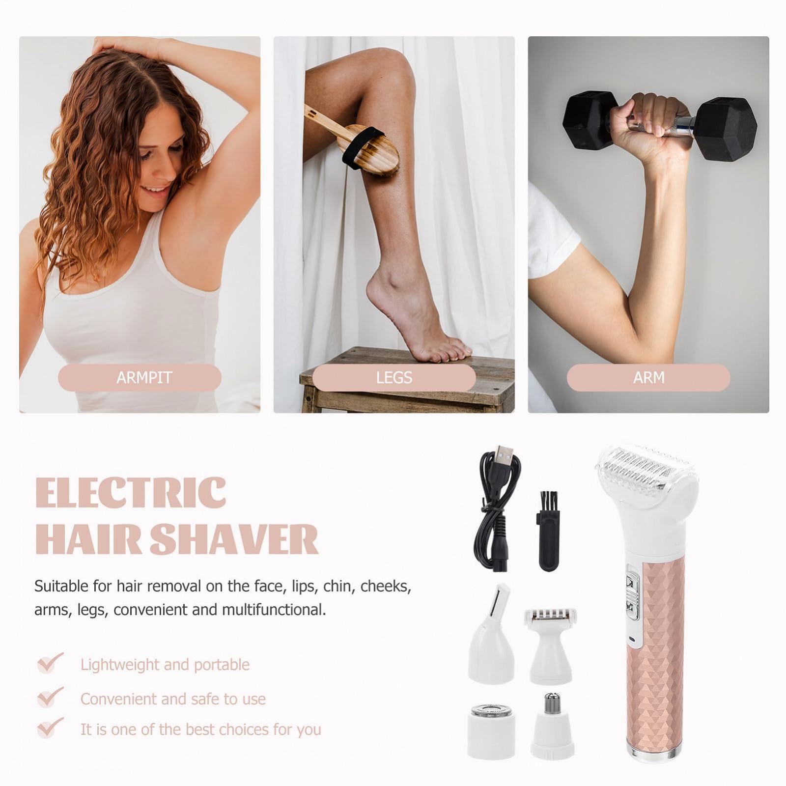 Набор MAGICLULU 2 Sets Женский Бритва Face Shaver Charger Hair Removal Device Face Trimmer Multifunctional Tool Electric Shaver, фото №5