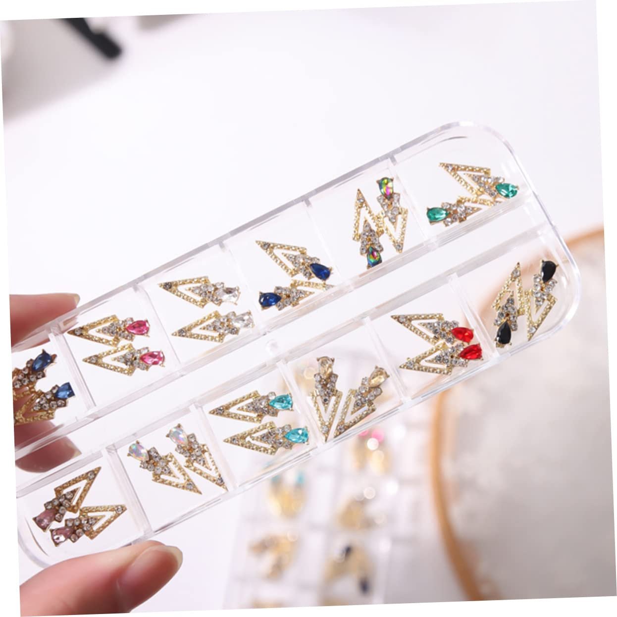 Стрази для нігтів Стріли зі сплаву 72 шт., фото №9