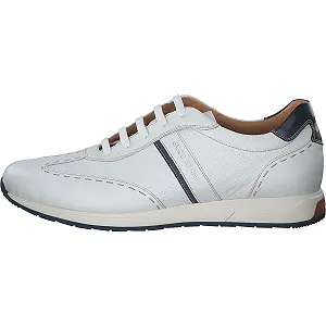 Кроссовки Galizio Torresi 418030 V.19867 из гладкой кожи белого цвета synthetic.ua - Фото 1