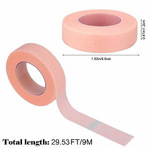 Клейка стрічка MWOOT для нарощування вій Eyelash Extension Tape Micropore Medical Eyelash Tape 9 м Рожева synthetic.ua - Фото 1