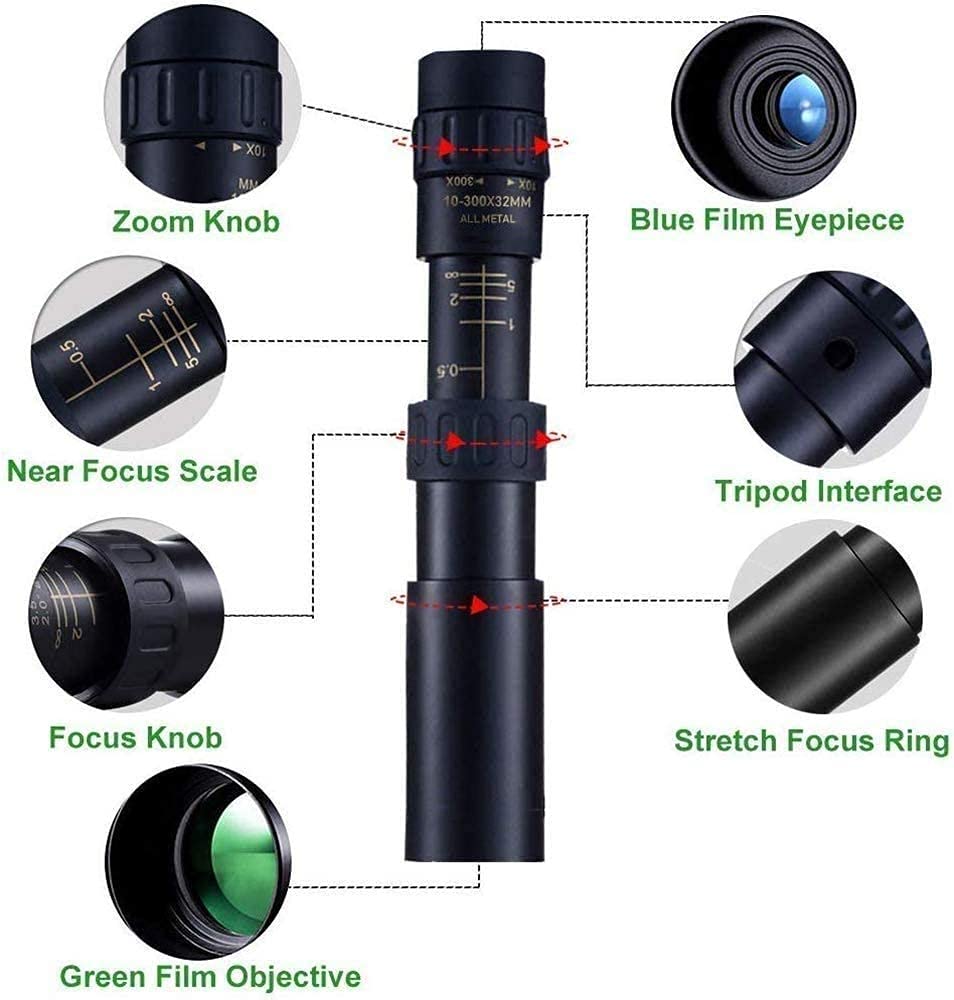 Монокуляр WANWEN 16x50 High Design High Power Zoom Bak4 Prism FMC Hd Little Surprise Water-resistant, фото №3