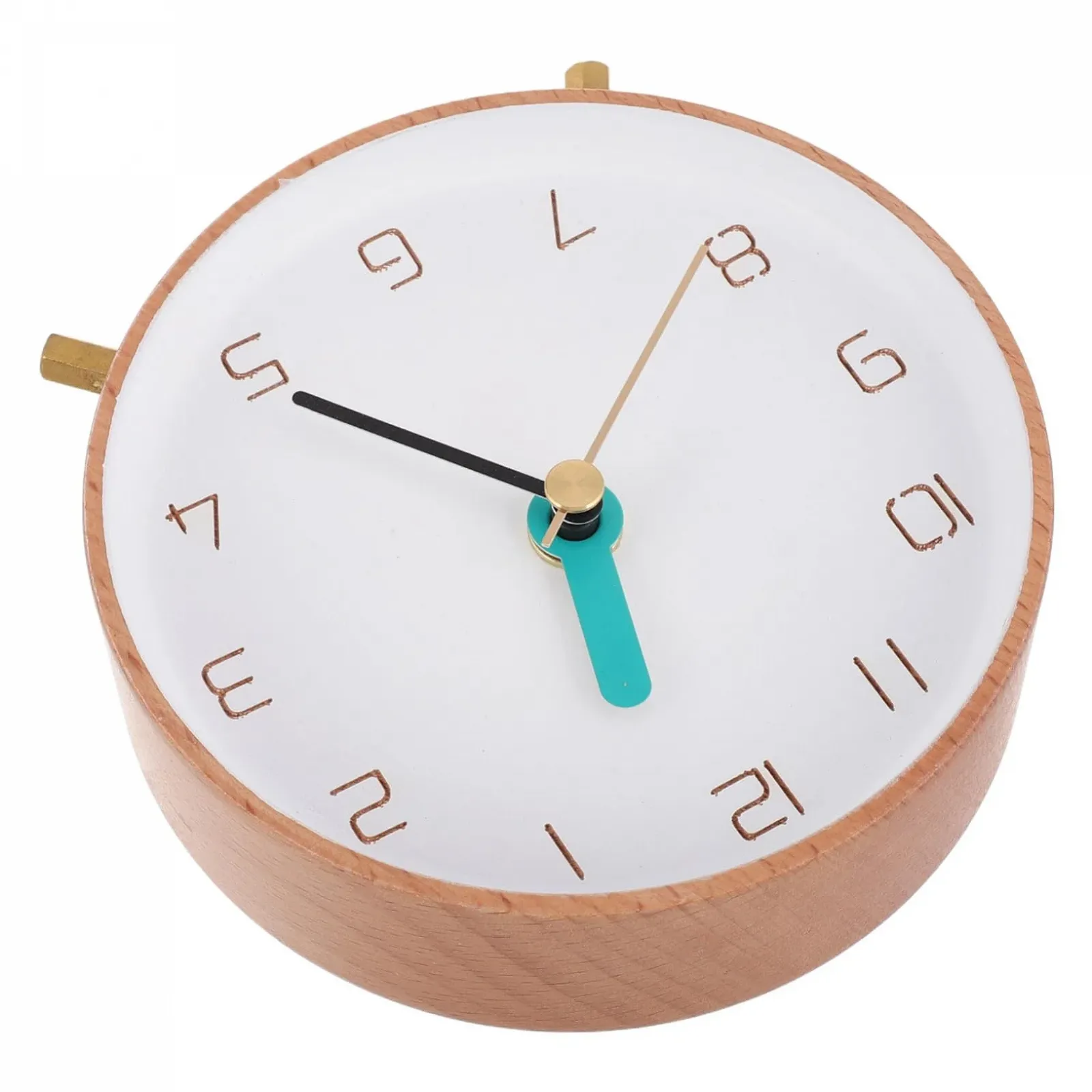 Годинник Настільний PartyKindom Дерев'яний Аналоговий Мінімалістичний Великі Цифри, фото №1 Годинник Настільний PartyKindom Дерев'яний Аналоговий Мінімалістичний Великі Цифри, фото №1