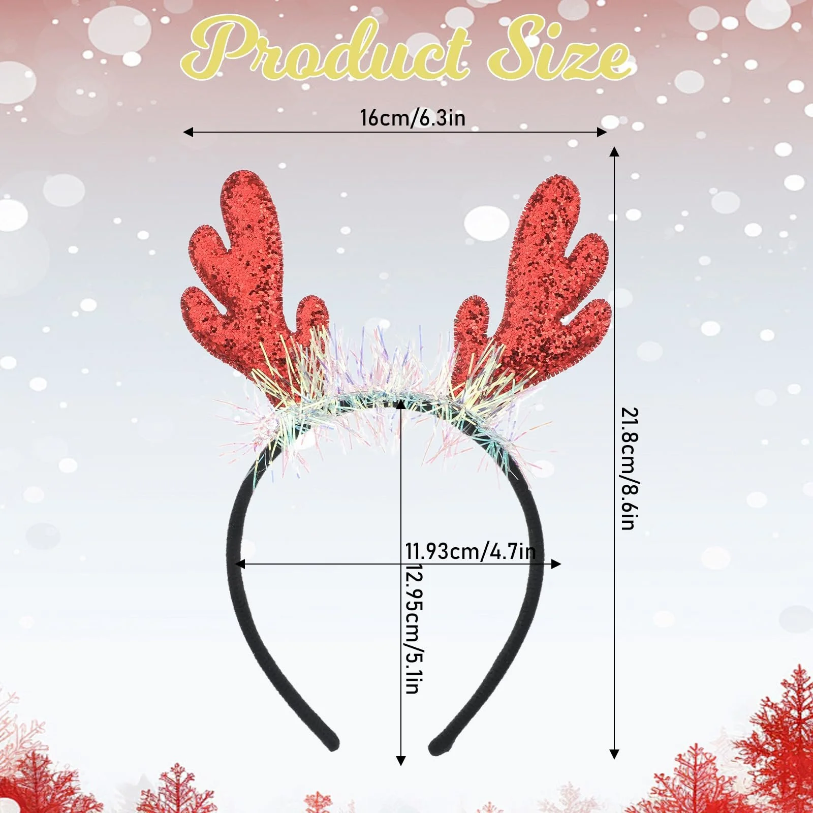 Обруч Рождественский 2 шт, фото №2