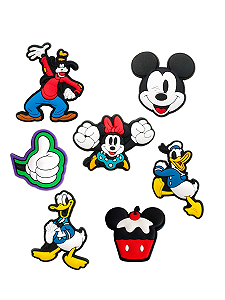Джибітси Міккі Маус Mickey Mouse Дісней Jibbitz 7 шт аксесуари крокс прикраса Dz_162_3 - Фото 1