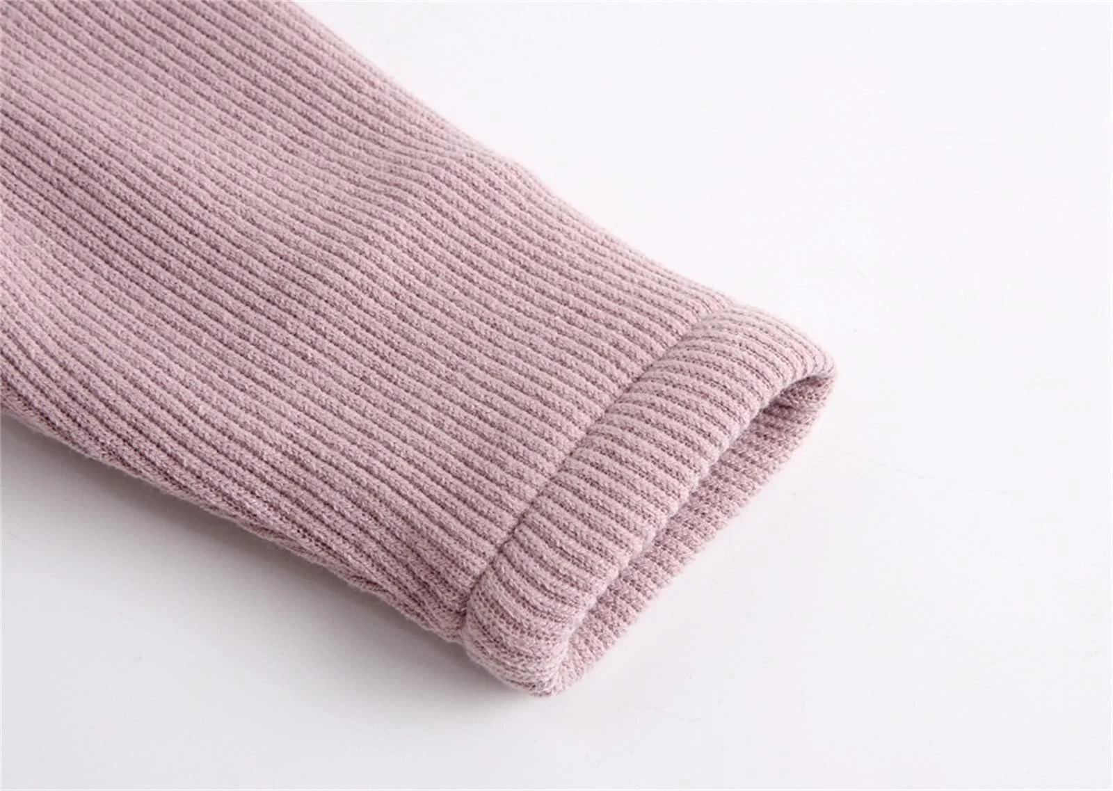 Переходная куртка для мальчиков, детей, малышей, новорожденных, с длинными рукавами, однотонная, в рубчик, милые кроличьи ушки, куртка с капюшоном, толстое пальто, верхняя одежда, фото №5