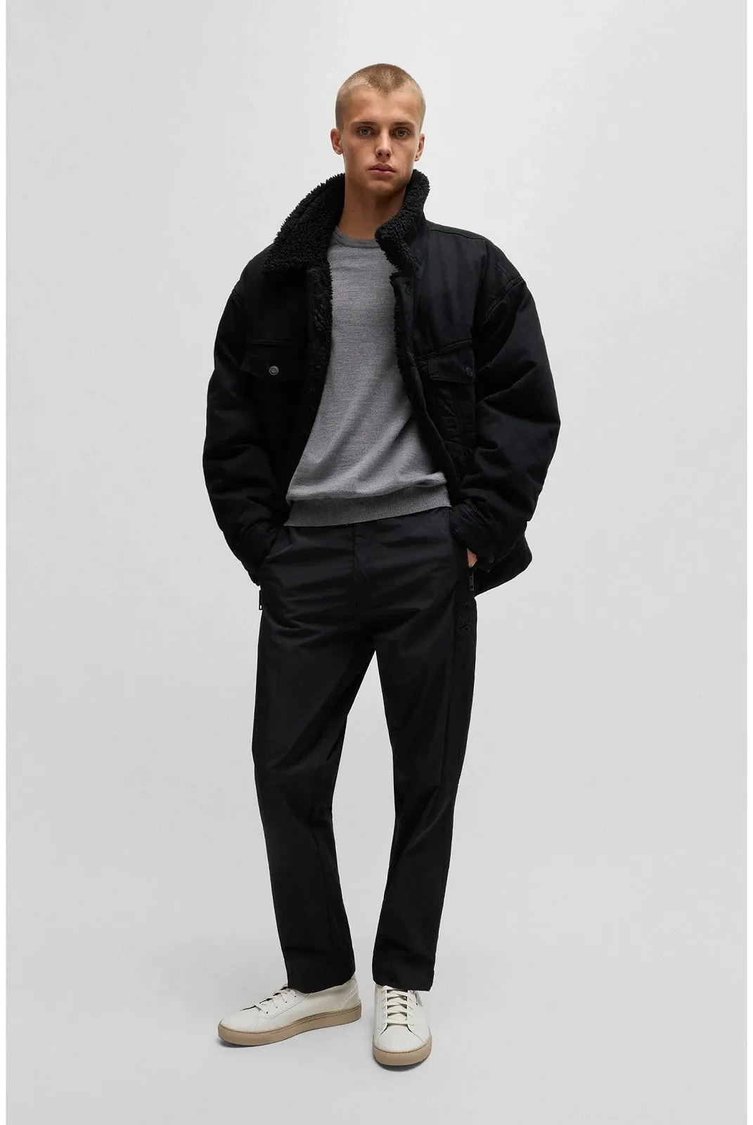 Кроссовки HUGO Morrie Hito Hightop из искусственной кожи, фото №3