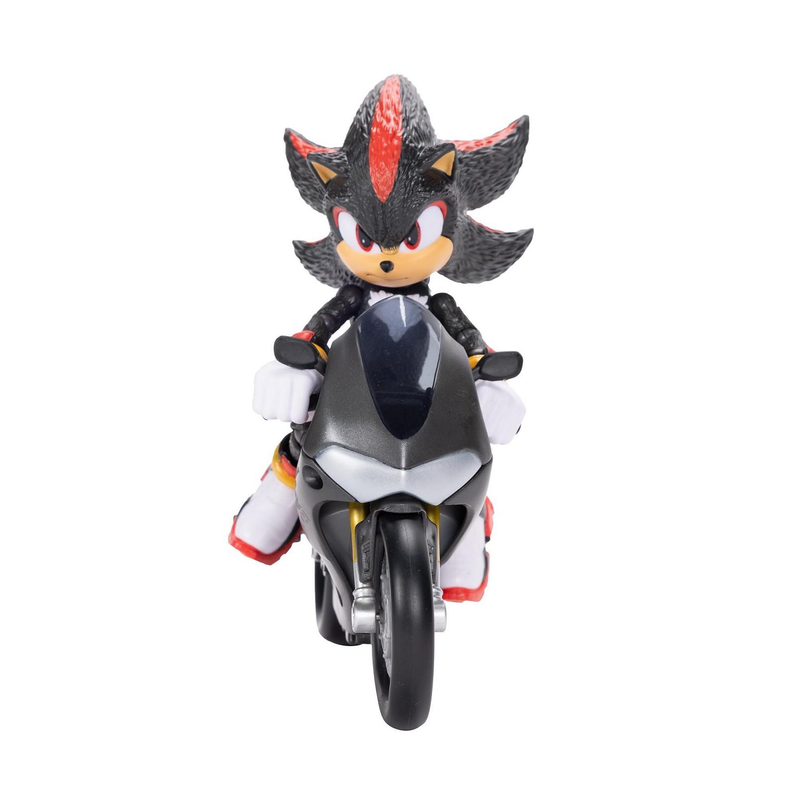 Фигурка подвижная Shadow из фильма Соник 3, 15.2 см, черная + мотоцикл Shadow Jakks Pacific, фото №10