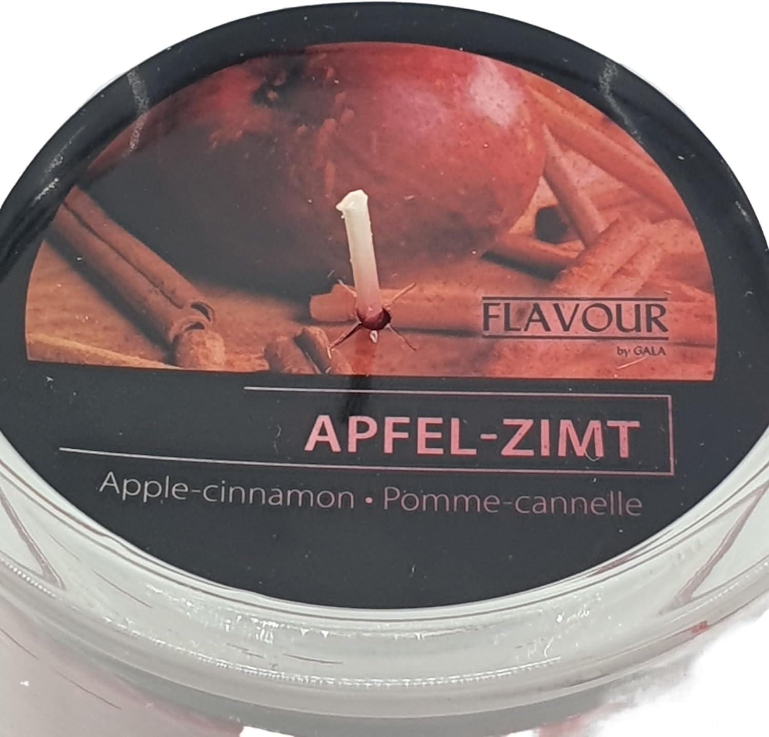 Набір 4 GALA Flavour Gala Candle Ароматичні свічки у склі Яблуко Кориця, фото №5