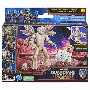 Фігурки персонажів Marvel Guardians of The Galaxy Vol. 3 Ґрут, Малюк Ракета, Космо synthetic.ua - Фото 1
