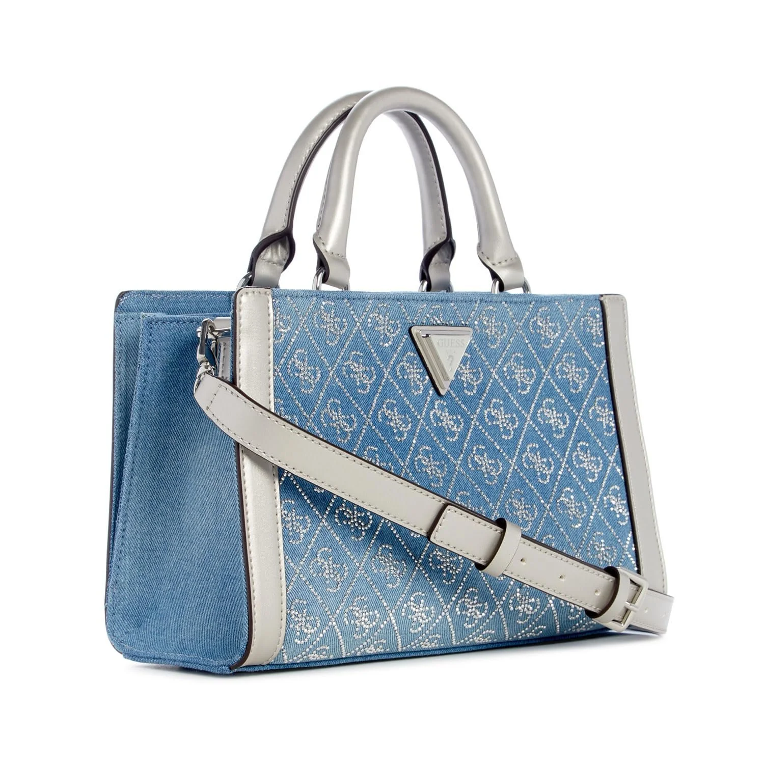 Сумка сатчел GUESS Dili S Denim Logo, фото №4 Сумка сатчел GUESS Dili S Denim Logo, фото №4