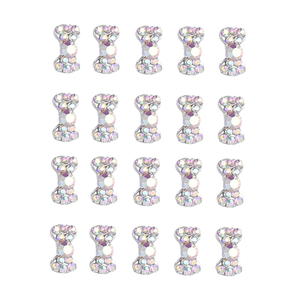 Стразы для ногтей Healeved, 60 шт, наклейки для ногтей, бантики, блестящие украшения для дизайна ногтей, для натуральных и искусственных ногтей, для салона и домашнего использования, универсальные, фото №5