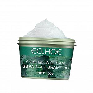 Шампунь Sea Salt Centella Scalp Cleansing Hair Refreshing Oil Control Зелений 100 г - Фото 1