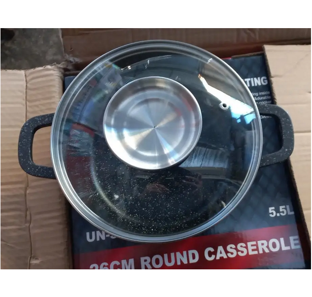 Каструля з кришкою UNIQUE UN-5272 з мармуровим покриттям антипригарним 18 см 1,7 л, фото №4