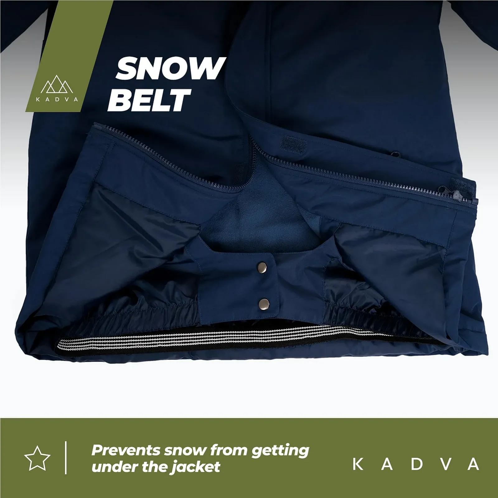 Дитяча лижна куртка з капюшоном KADVA SKIRO JR Водонепроникна та вітрозахисна з капюшоном, фото №5