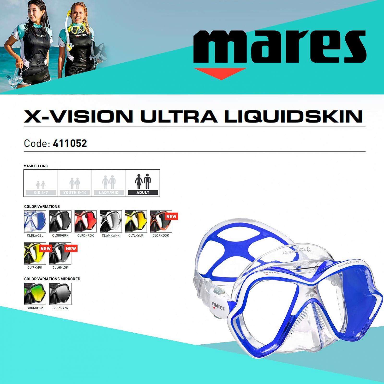 Маска для дайвінгу Mares X-Vision Ultra Ls, фото №2