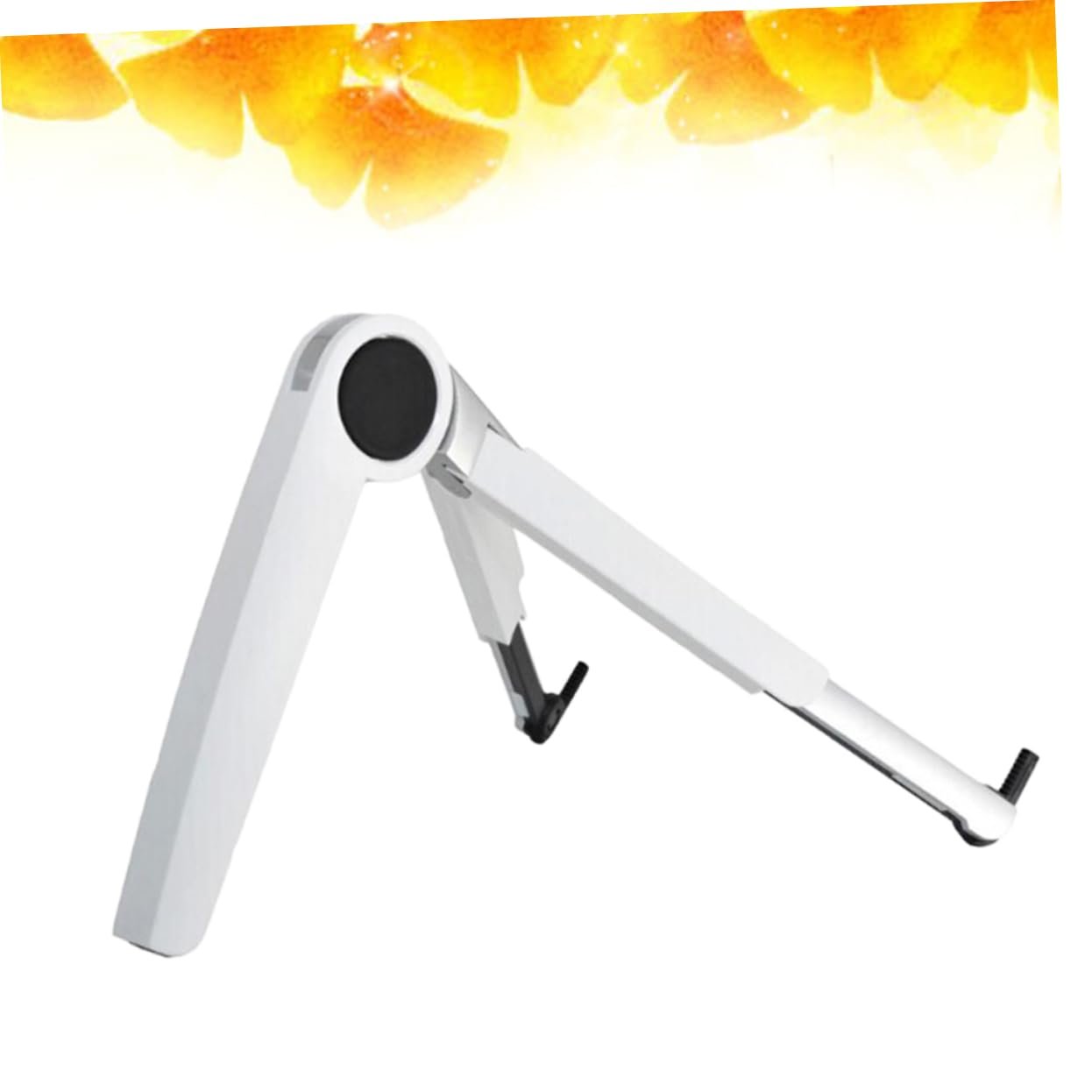 Підставка для ноутбука трикутна алюмінієва Gatuida Регульована по висоті Складна Портативна Функція охолодження Білий, фото №2