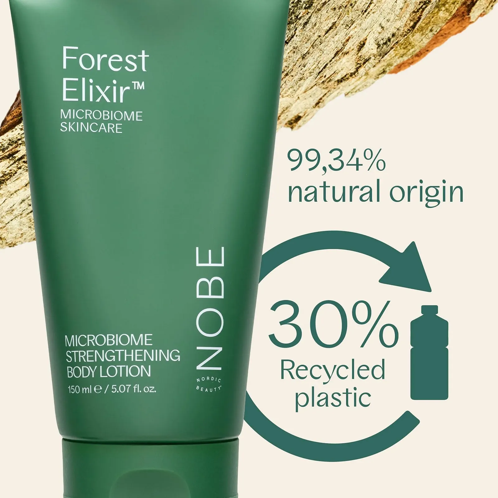 Лосьйон для тіла NOBE Strengthening - Ecocert Certified Vegan Lotion для сухої шкіри, зволожуючий 150 мл, фото №6 Лосьйон для тіла NOBE Strengthening - Ecocert Certified Vegan Lotion для сухої шкіри, зволожуючий 150 мл, фото №6