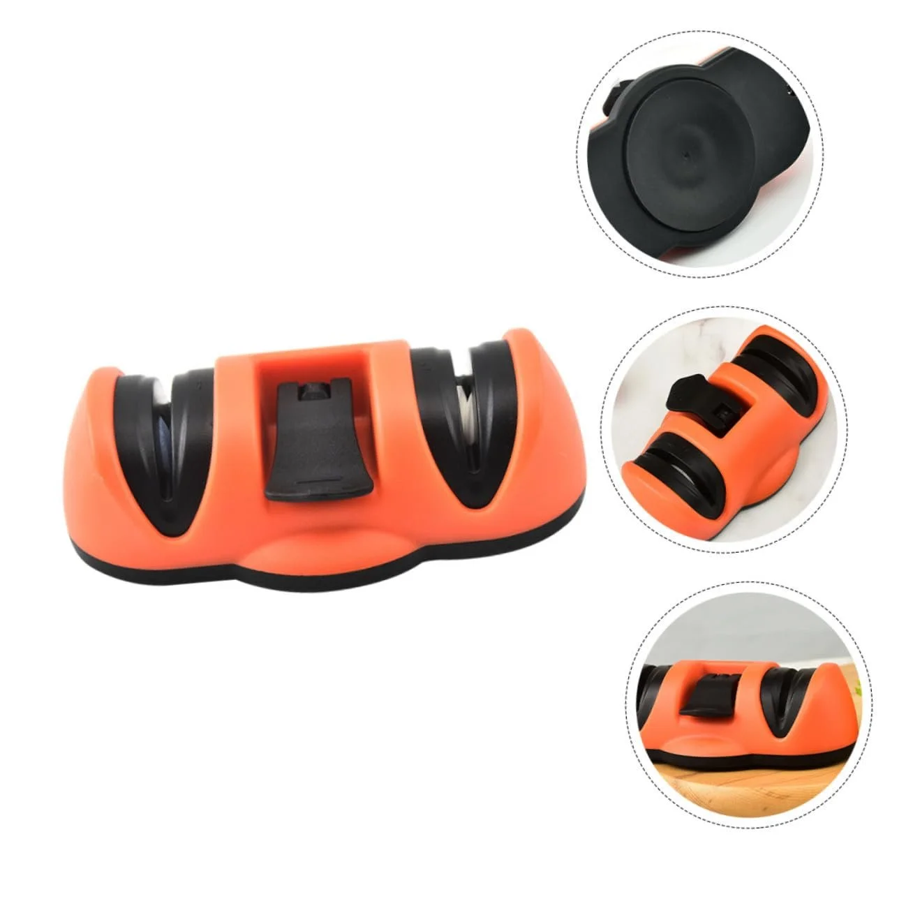 Точило для ножів VILLCASE ручна з присоском компактна, фото №3